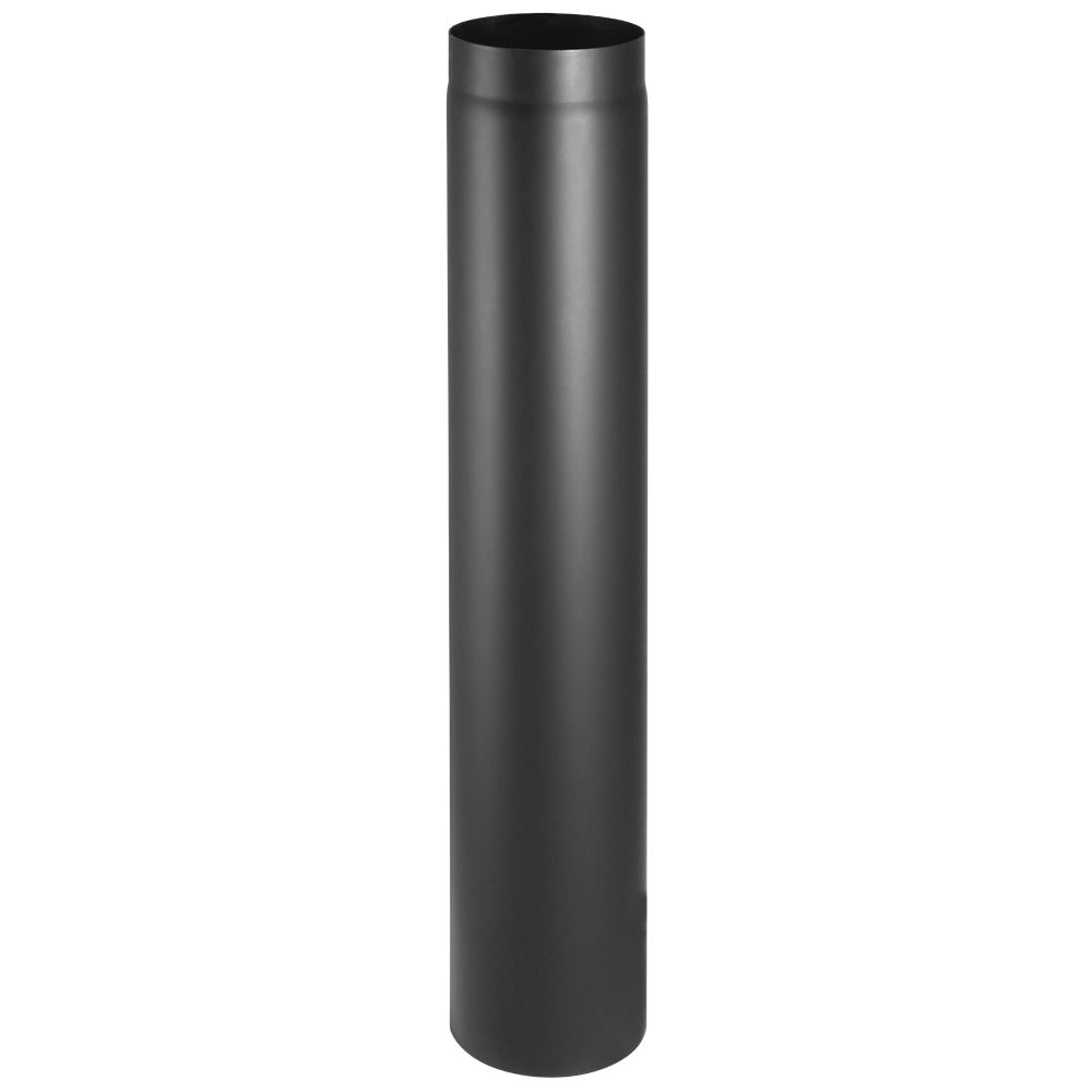 Rauchrohr Schwarz 1000 x 150 mm