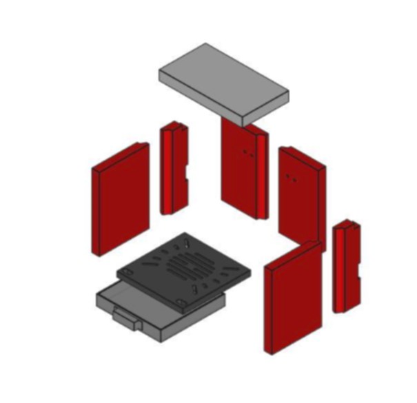 Wamsler Taurus Brennraum Schamott komplett Set 6-teilig