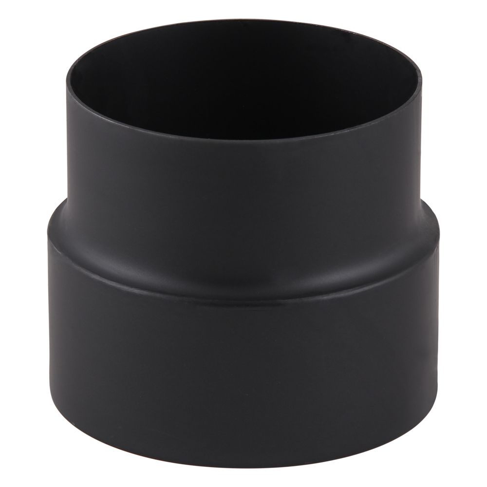 Rauchrohr Adapter Schwarz 150 / 200 mm