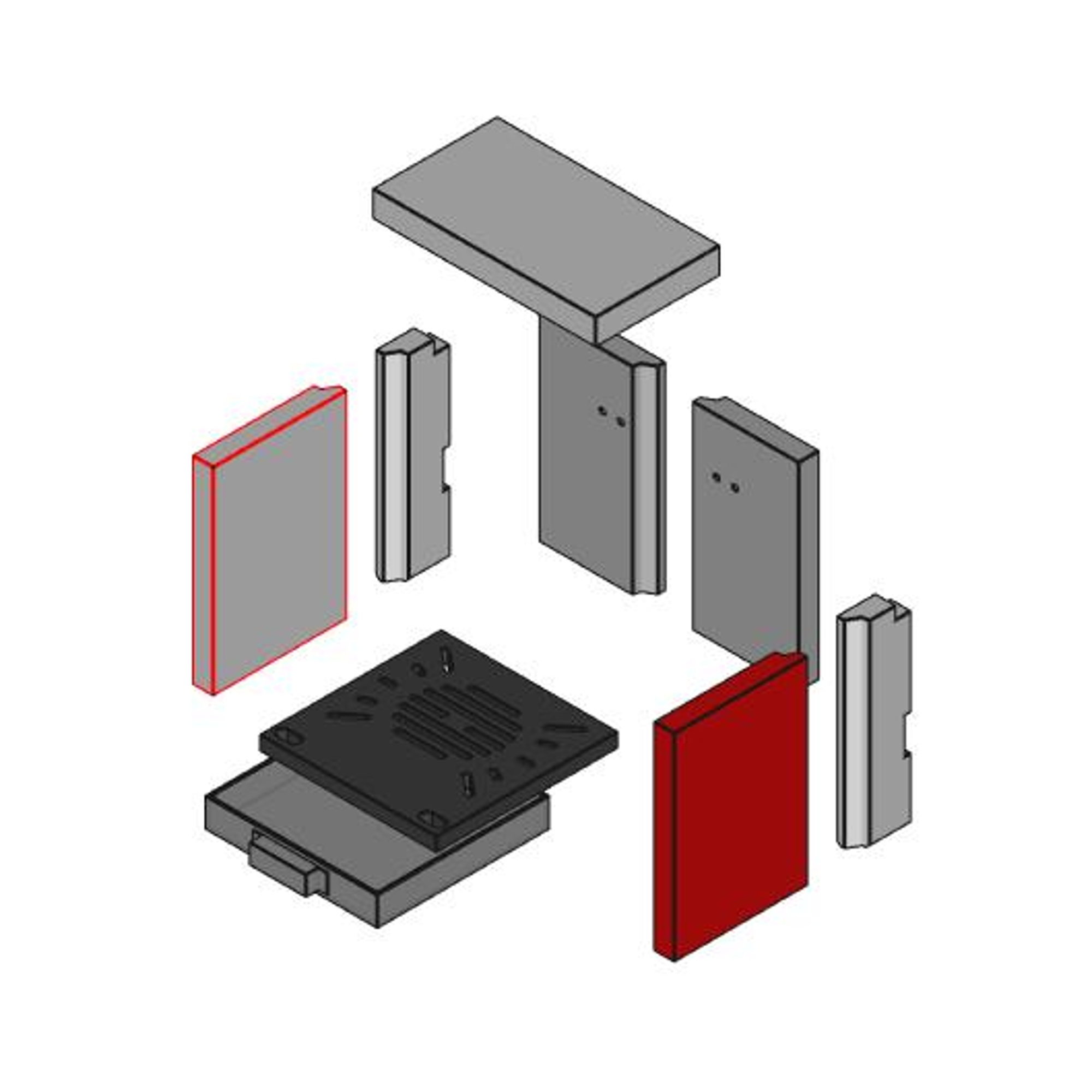 Java Brennraum Einteilig, Schamott L/R