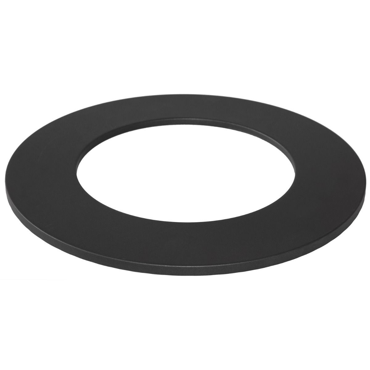 Rauchrohr Rosette Schwarz 150 / 50 mm